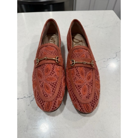 Sam Edelman Shoes - Sam Edelman Women's Loraine Regal Bit Loafer Coral Size 9 Flats Slip On